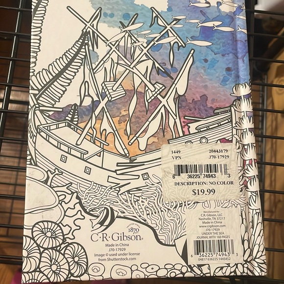 COPY - NWT color me coloring journal by C.R.Gibson - Picture 5 of 7